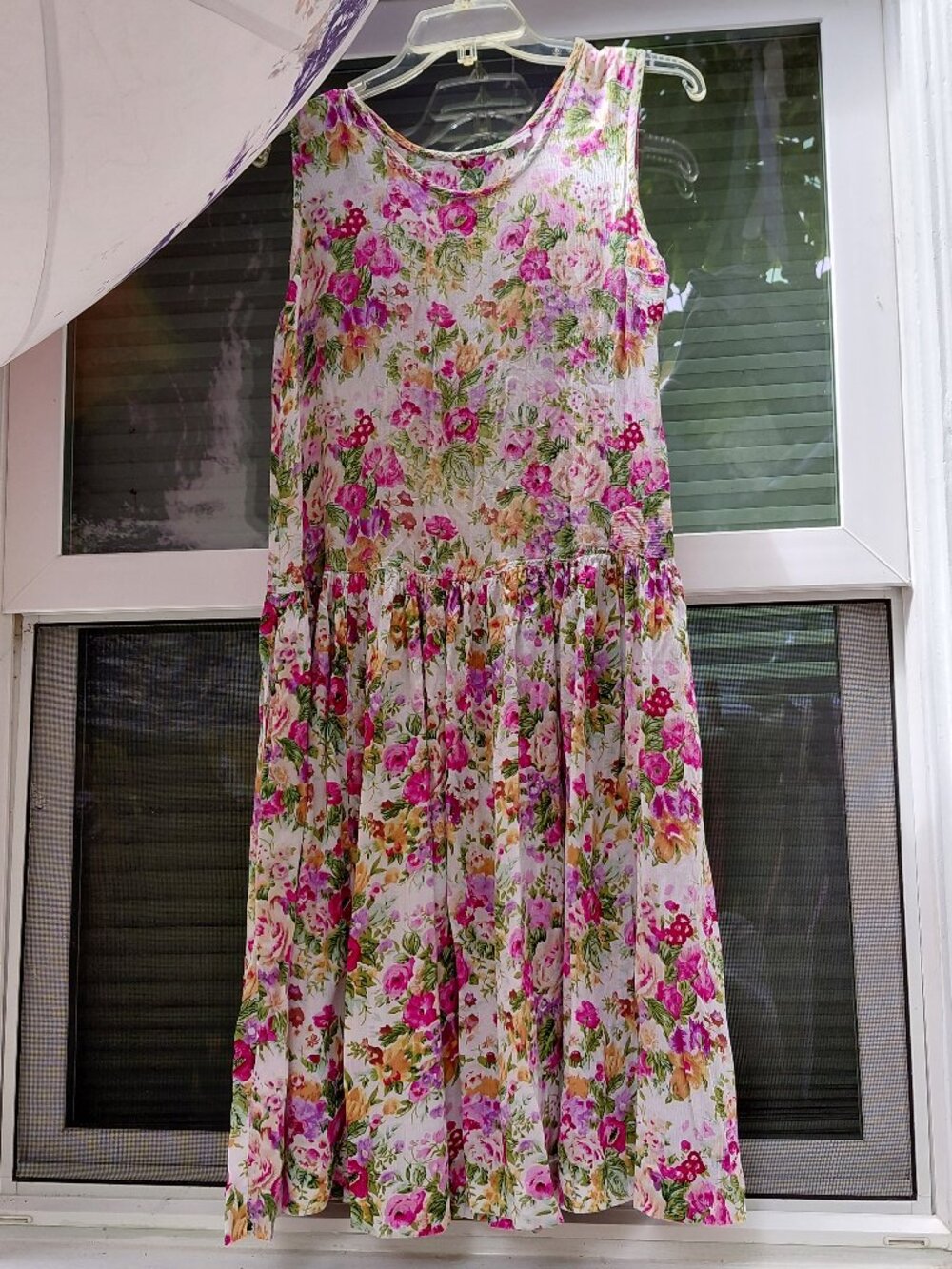Women's light floral summer dress